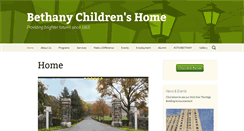 Desktop Screenshot of bethanyhome.org