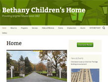 Tablet Screenshot of bethanyhome.org